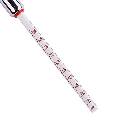 Wynnsky Extension Heavy Duty Straight-On Dual Head Service Tire Pressure Gauge, Durable Auto Service Gauge #TOP1