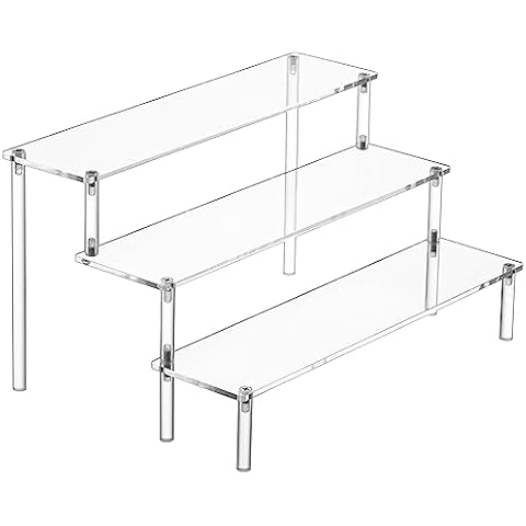 HENABLE Large Acrylic Display Risers Cover