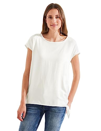 CECIL Damen B344081 Sommerbluse, Vanilla White, XL