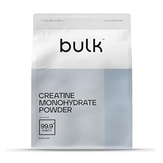 Bulk Creatina Monoidrato Polvere 1 kg | 294 porzioni | Creatina micronizzata pura | Senza aroma | Vegano e Halal | Ideale per fitness, allenamento e palestra | Si scioglie facilmente