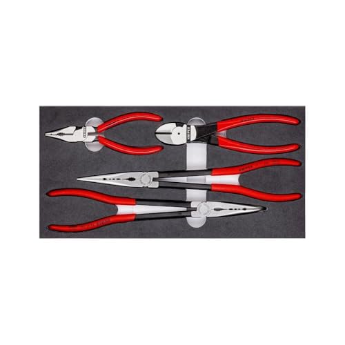 KNIPEX - 00 20 01 V16 Tools - 4 Piece Automotive Pliers Set in Foam Tray (002001V16)