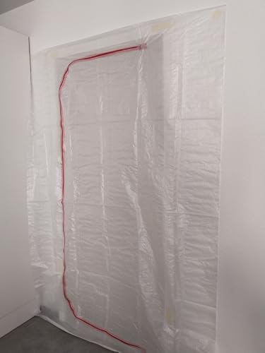 UNITEX®Gewebefolie Staubschutztür 220x150 mehrfach einsetzbar,wasserdicht, UV beständig, reißfest***DIREKT VOM HERSTELLER*** KEINE IMPORT WARE***