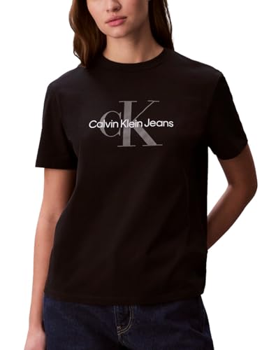 Calvin Klein Women's Monogram Logo Crewneck T-Shirt...