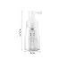 Duehut 180ml Powder Spray Bottle Refillable Hair Fiber Applicator for Travel, Home, Beauty Salon