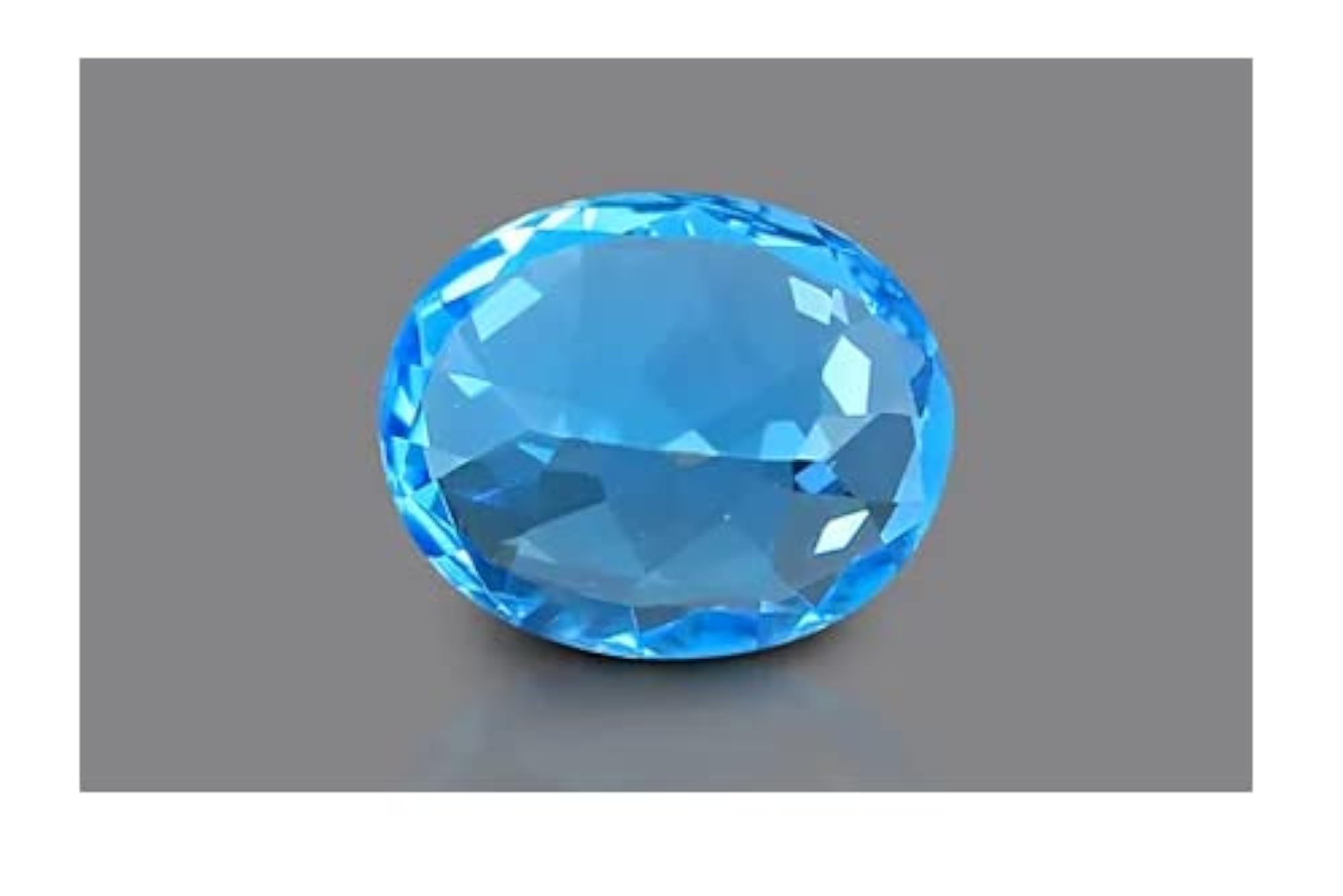 Neela Pukhraj Blue Topaz Gemstone, 5 Carat Loose