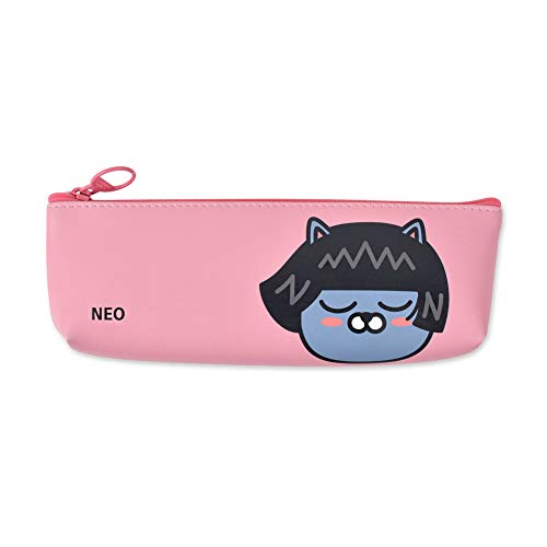 [(カカオフレンズ) Kakao Friends] [ライアン アピーチ ミニ 三角 ペンケース ポーチ 筆箱 小物入れ Pencil Case 公式 正規品] (並行輸入品)