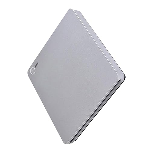 Graveur DVD externe plastique argenté idéal pour travailler à la maison
