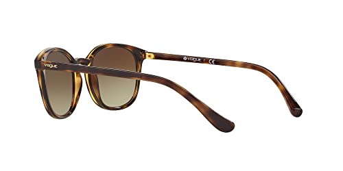 Vogue Eyewear Women's Vo5051S Square Sunglasses, Dark Havana/Brown Gradient, 52 Mm #TOP4
