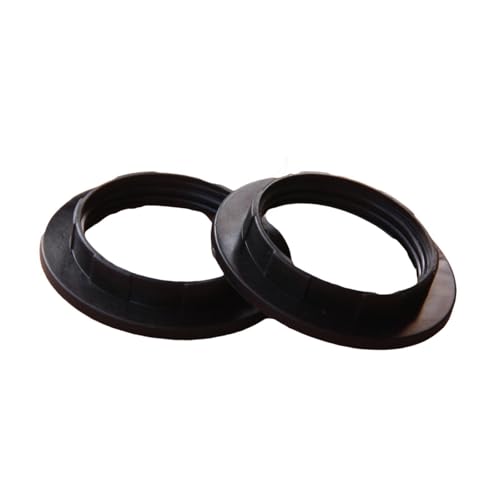 Image of CALANDIS 2Pcs Lamp Shade Rings Retainer Rings Light Socket Rings for E27 Or E26 Model Black | Lighting Parts & Accessories | Lamps, Lighting & Ceiling Fans | Home & Garden