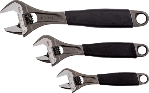 Bacho Alloy Steel Metric Adjustable Wrench Set (Pack of 3) 2 Bacho Alloy Steel Metric Adjustable Wrench Set (Pack of 3) - Image 2
