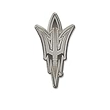 Rico Industries NCAA Arizona State Sun Devils Antique Auto Emblem Antique Nickel Auto Emblem for Car/Truck/SUV