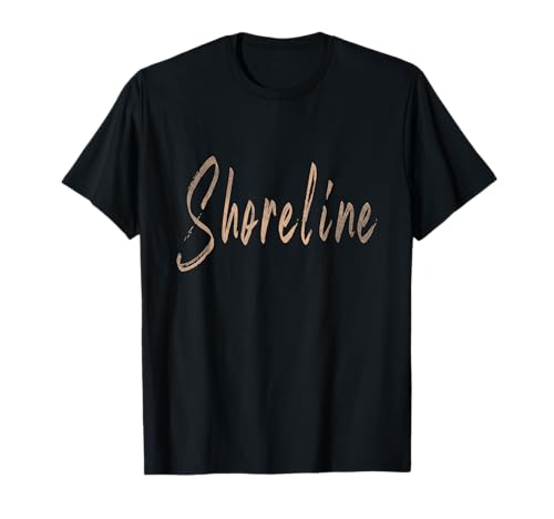 Shoreline Washington Vintage Design Elegante Maglietta