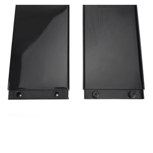 Faldón lateral de coche y alerón labio negro brillante de 78,7 pulgadas 7