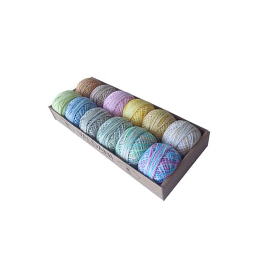 Image of Valdani Pearl Cotton Sz 12 | Pastels | 110 Yds /Ball