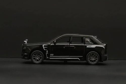 Image of SHAKTISM Rolls Royce Die-cast Model Car, 1:32 Scale, Pull Back Action, Opening Doors, for Boys, Girls & Collectors (Black-Diecast Metal Car)