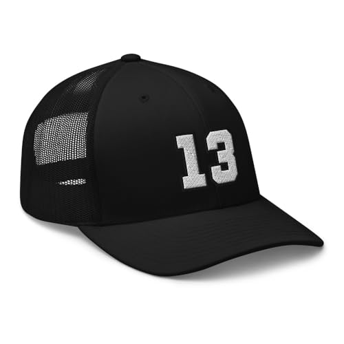 Gorra Trucker Ajustable Curvada Número 13 miniatura 4