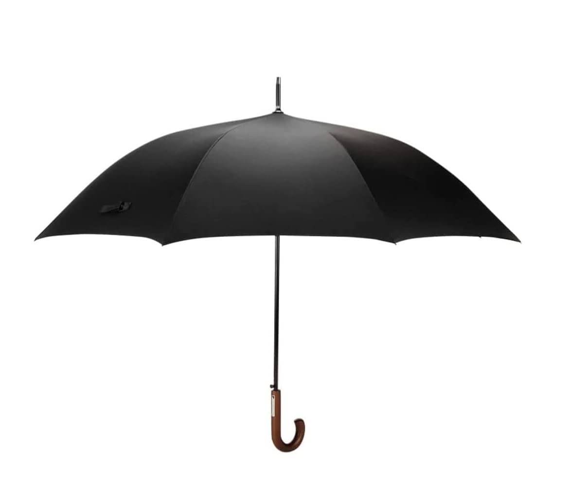 Parasol Podróżny Ogólny parasol golfowy 53 -calowy automatyczny otwartym paraso Odporny na Burzę (Color : Black)