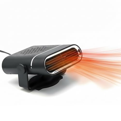 Car Heater, 12V 150W Portable Car Heater Plug in Cigarette Lighter Fast Heating Defrost Defogger