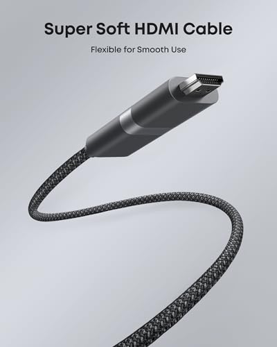 Image of Anker Nano USB C to HDMI Cable Adapter with 140W PD Fast Charging Port, 4K@60Hz,Sustainable with Advanced Shielding, Thunderbolt 5 /4 /3 Compatible, for MacBook, iPhone, HD TV (6FT,Black) (Pack of 2)