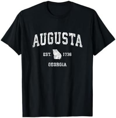 Augusta Georgia GA Vintage Athletic Sports Design T-Shirt