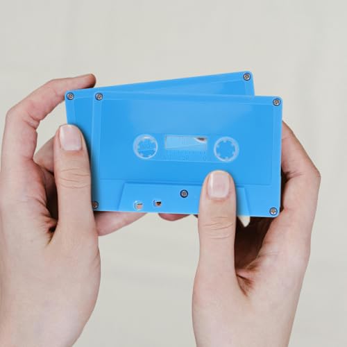 Cintas de casete decorativas en blanco con estética retro para amantes de la música 2