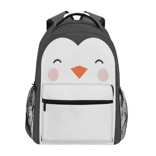 Product Image of the Lovely Penguin School Backpack Penguin Bookbag for Boys Girls Elementary School Casual Travel Bag Computer Laptop Daypack