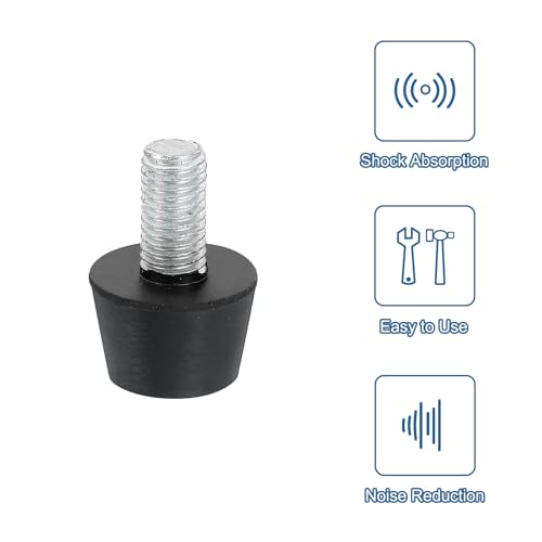 Plot antivibratoire caoutchouc M10 cylindrique pour moteur et pompe