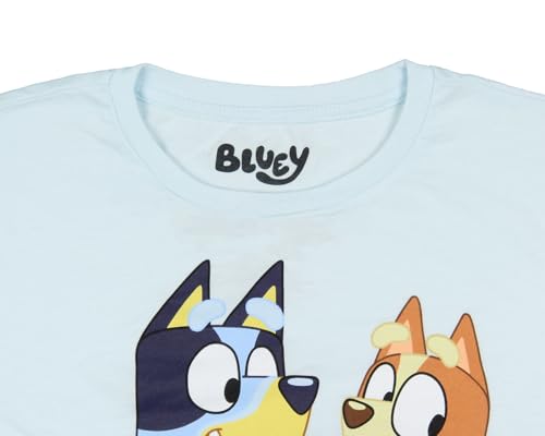 Bluey Girl's Dancing Bluey and Bingo Kids Graphic Tee Crewneck Short Sleeve T-Shirt3