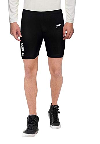 JUST RIDER Compression Half Tight Plain Athletic Fit Multi Sports Cycling, Cricket, Football, Badminton, Gym, Fitness & Other Outdoor Inner Wear