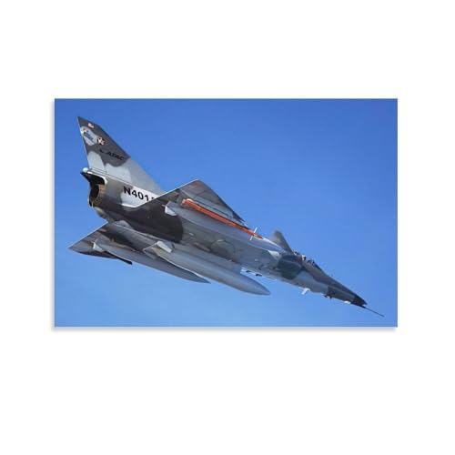 Idée cadeau tableau avion de chasse Kfir toile murale chambre 60x90