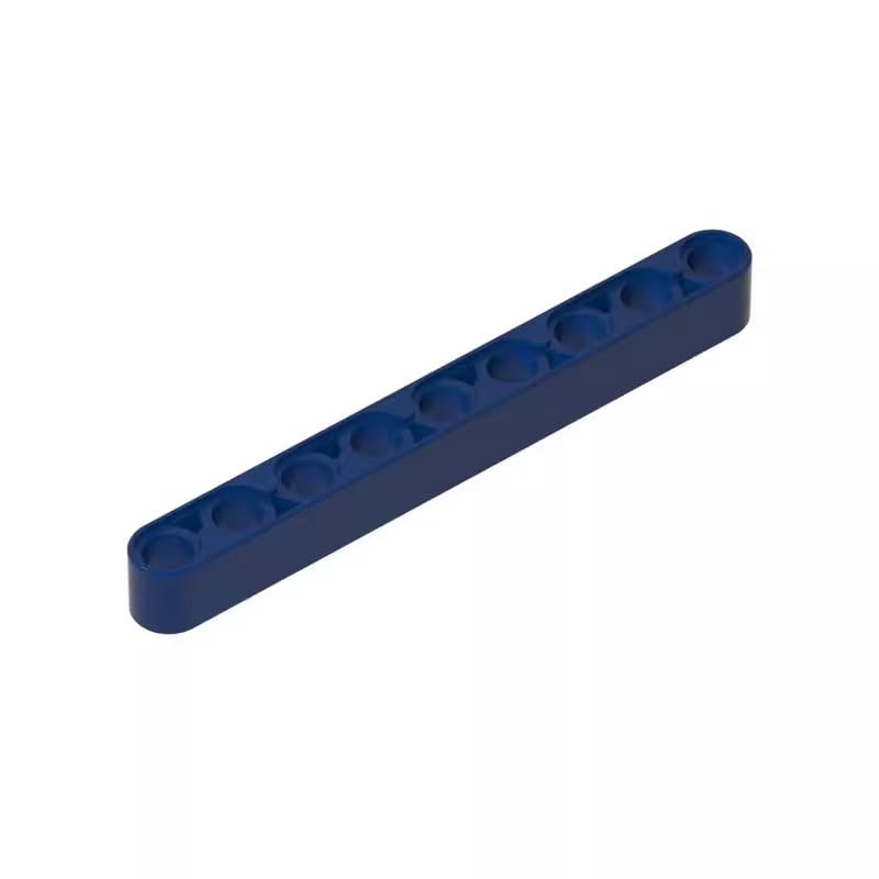 XYEIUGO GDS-666 40490 Technic Beam 1x9 Thick, Dark Blue, 50 PCS