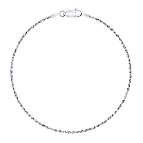 Planetys - Cavigliera Argento Sterling 925 Rodiato...