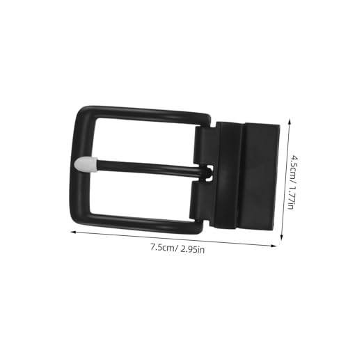 Boucle de ceinture de remplacement cassée : réparez votre pantalon en alliage noir - 2