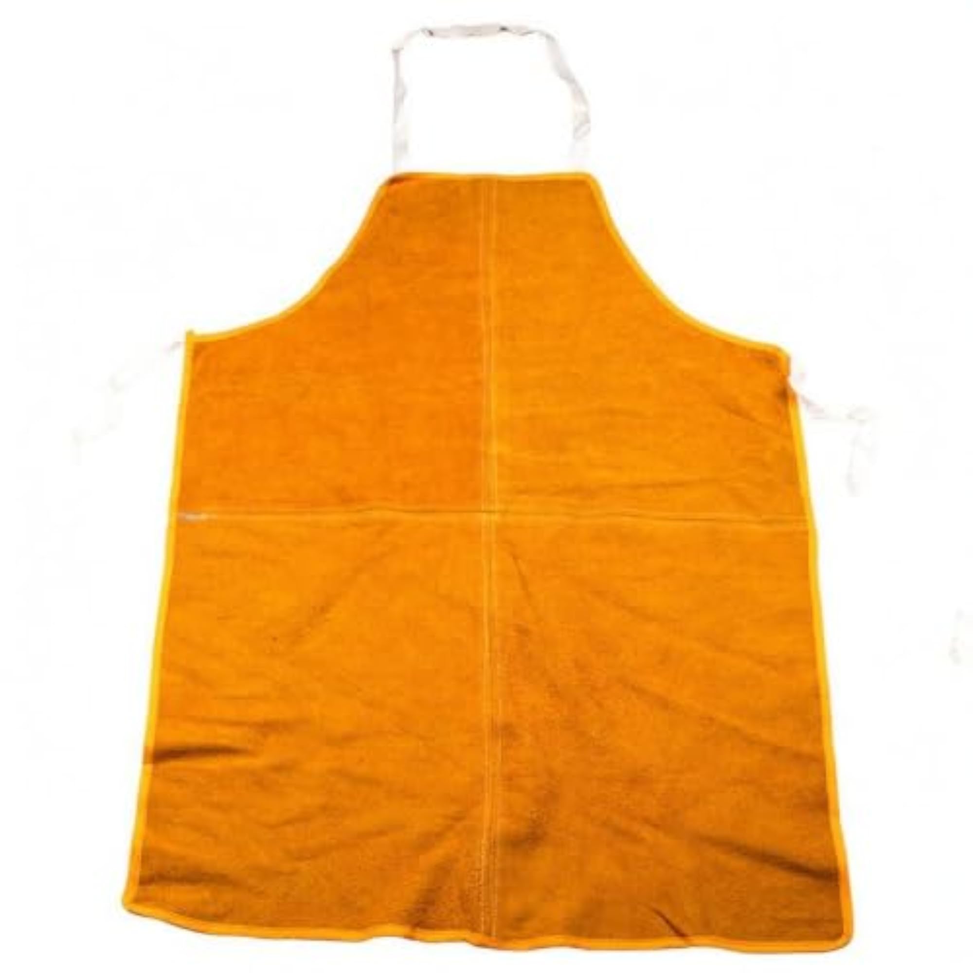 Heat-Resistant Leather Fabrication Apron, Heavy-Duty
