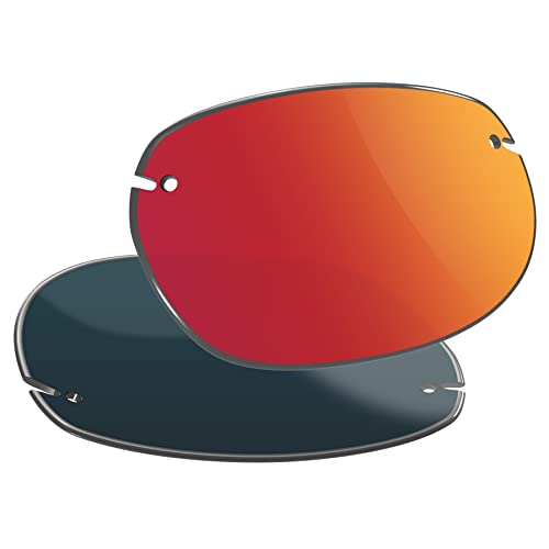 Image of Vaep Polarized Replacement Lenses for Maui Jim Banyans MJ412 Sunglasses - Brick Red
