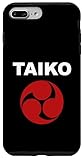 Simbolo rosso di Taiko Mitsudomoe. Uomini donne bambini che amano giocare a taiko, fare musica in dojo adoreranno questo fantastico design a eventi di squadra taiko, pratiche, lezioni taiko, festival, workshop #taiko #taikodrummers