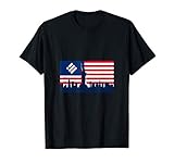 Binance USD BUSD Logo Cryptocurrency American Flag Women Men T-Shirt