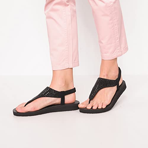Skechers Women's Meditation - Rock Crown Flats Sandals2