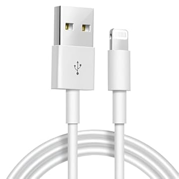 Cabo USB para Lightning Reforçado 1M, Compatível com iPhone 6 7 8 X Xs 11 Se 12 Xr 13 14 Pro Max – Carregamento Turbo e Transferência de Dados