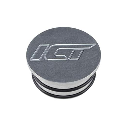 ICT Billet Duramax Turbo Diesel 2004.5-10 LBZ LLY LMM Mouth Piece Resonator Noise Reduction Plug Cover Cap 6.6L Seal Billet Aluminum Made in America ICT Billet 551503