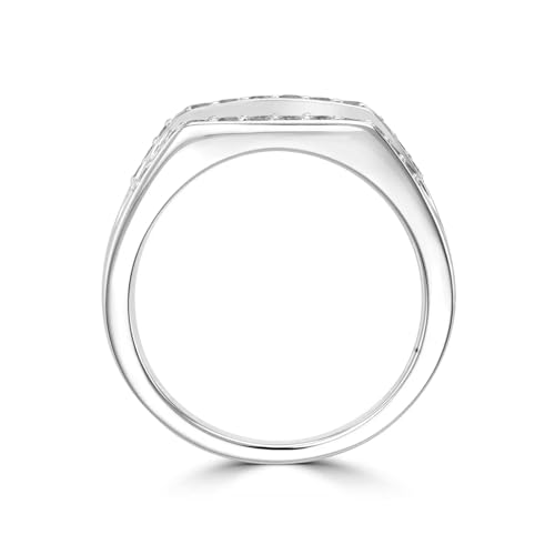 10K 14K 18K Gold Men's Pave Moissanite Wedding Ring 4 Row Moissanite Engagement Anniversary Ring for Men Size 4-154