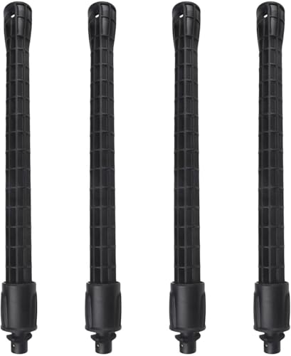 Aprilsunnyzone Lot de 4 rallonges de lance de pulvérisation pour Karcher pour PS20, K2, K3, K4, K5, accessoire de nettoyeur haute pression 4,3 x 44,5 cm