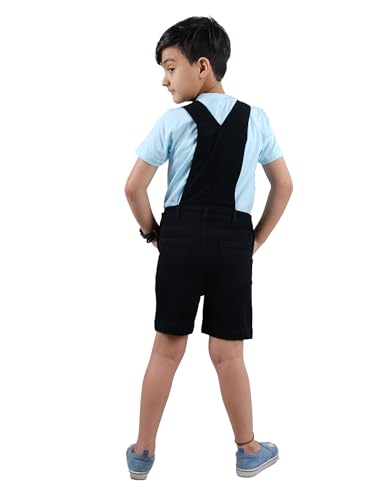 Image of KiddoPanti Boys Denim Dungaree Shorts
