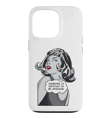 Everyone Is Entitled To My Opinion ����ȃ|�b�v�A�[�g�K�[�� �X�}�z�P�[�X iPhone 13 Pro �p