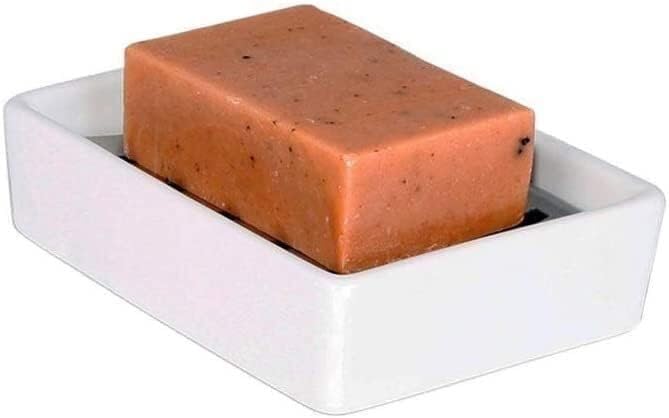 Porte-savon double avec système de vidange facile