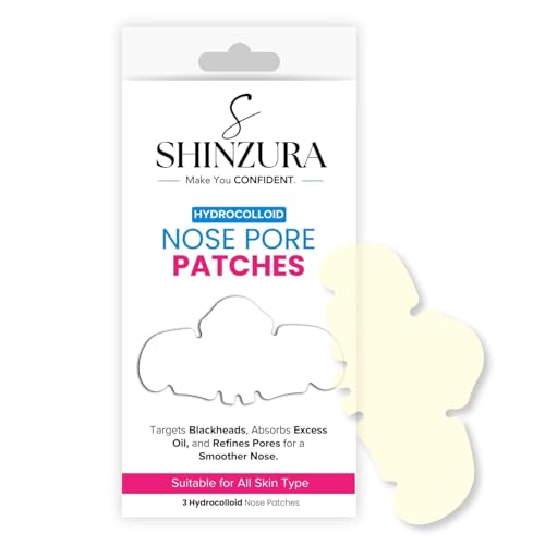 Image of 2% Salicylic Acid Hydrocolloid Nose Strips for Pore Cleansing, Blackhead Removal & Sebum Control (1 Pack of 3 Strips)