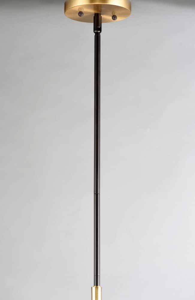 Maxim Lighting Goblet-Mini Mini Pendant | Bronze/Antique Brass Finish | Clear Glass Shade | Transitional Mini Pendant | Ideal for Kitchen Islands & Breakfast Nooks | Dimmable | 96120CLBZAB
