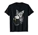 Funny Cat Drinking Beer Buddy Cat Lovers Dank Meme Men Women T-Shirt