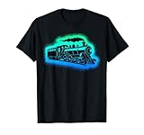 Eisenbahner Designs mit Modellbahn und Lokomotive