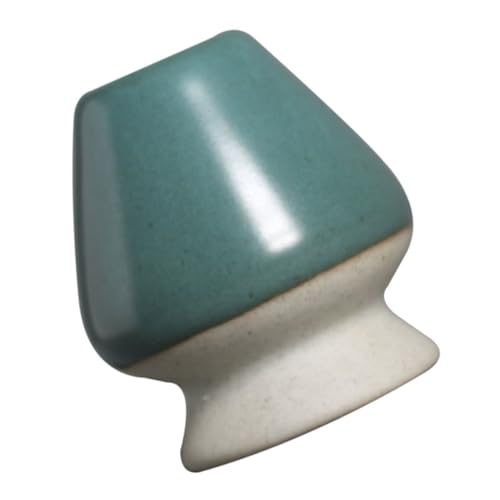 BESTonZON 陶磁器製茶筅立て 伝統抹茶茶器 茶道具用滑らか表面 実用的 デコレーション効果あり 和風茶会アクセサリー